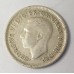 AUSTRALIA 1950 . SIXPENCE . ERROR . RARE TYPE ON PLANCHET